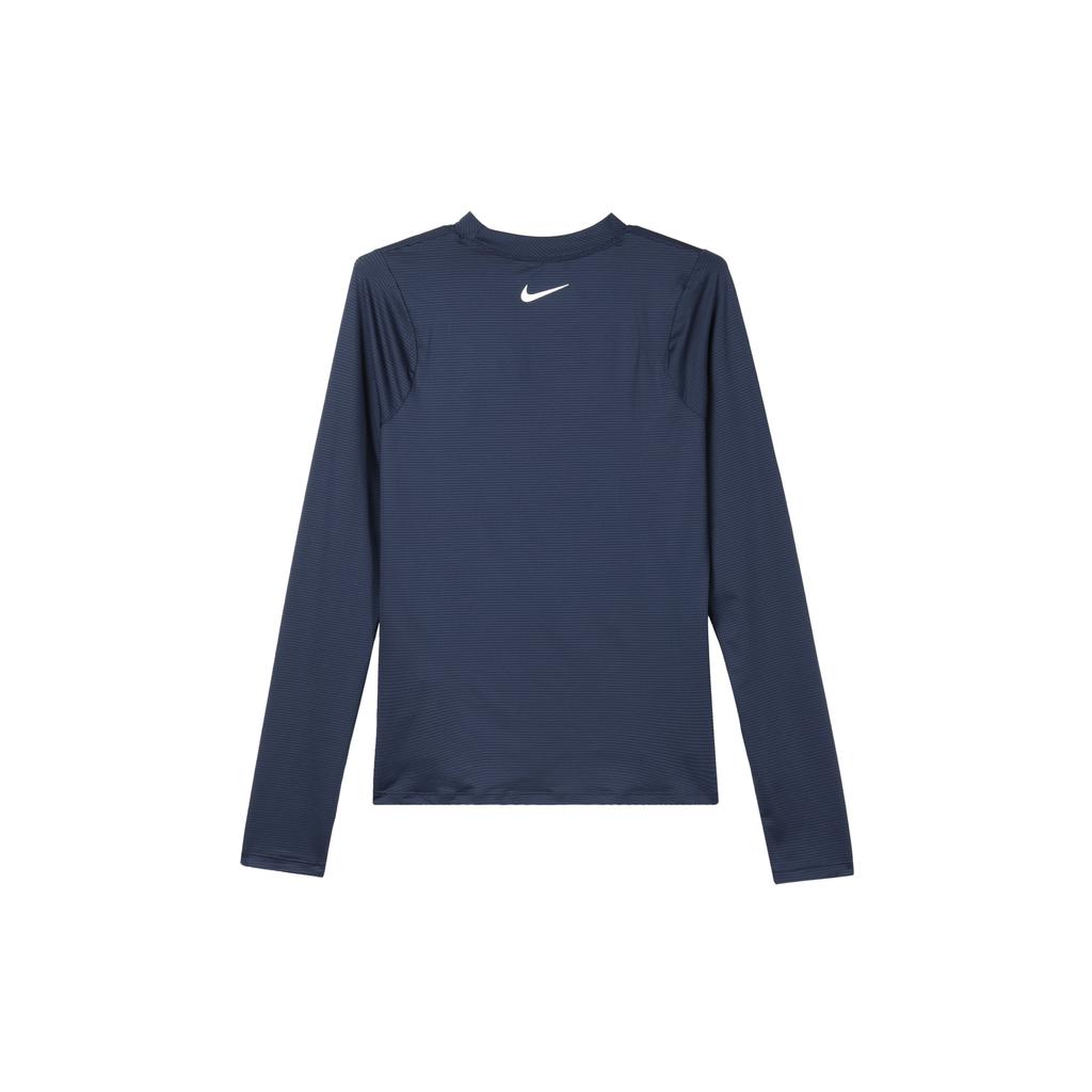 New Nike Set in Sleeve T Shirt Women's Obsidian Color DH2069-451