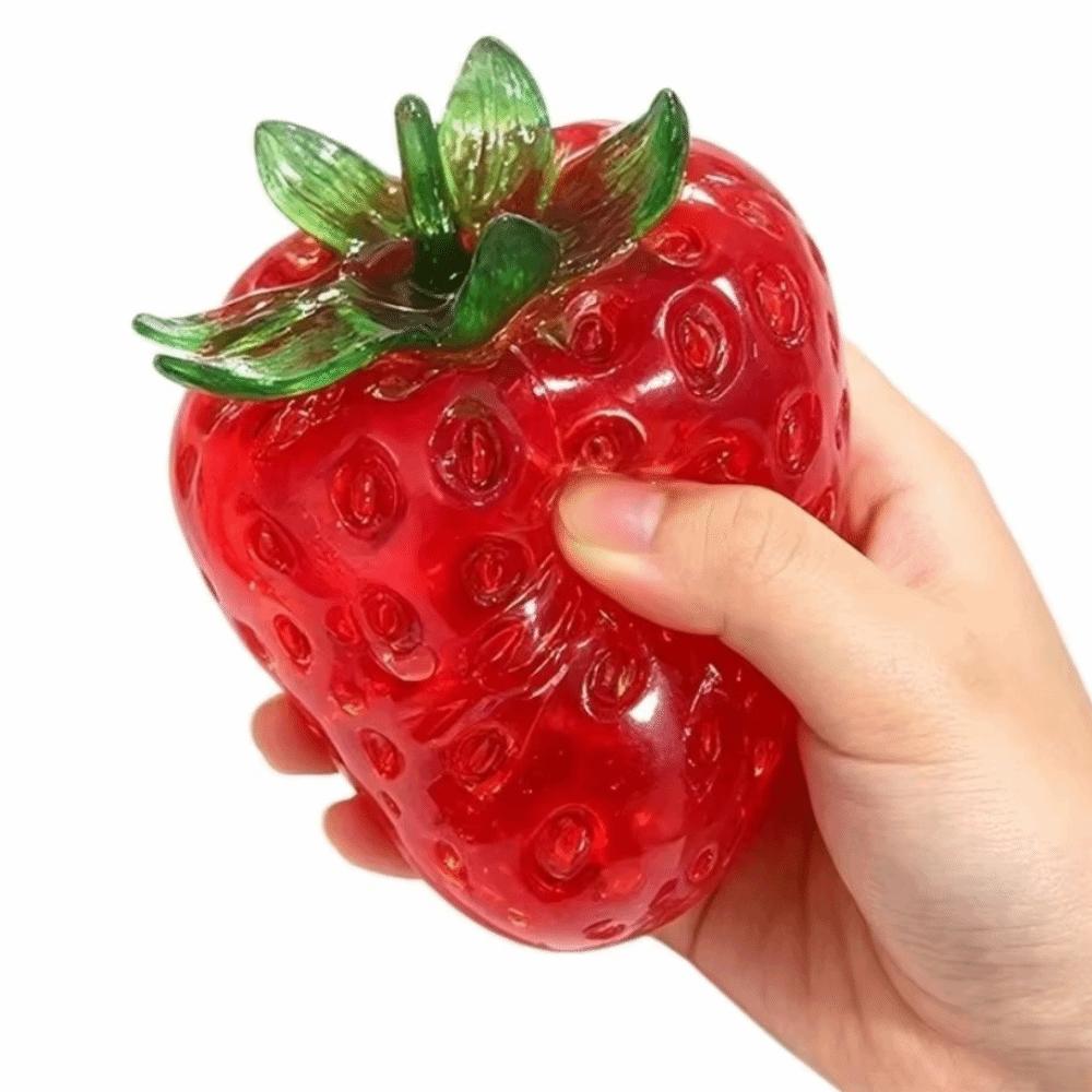 Strawberry Shape Strawberry Squishy Toy No Rebound Strawberry Fidget Toy Kids Toy
