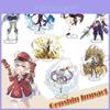 Exquisite Genshin Impact Barbatos Keqing Barbara Acrylic Figure Stand For Display Decor