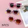 2025 Flower Children's Sunglasses Cross border UV400 Protection Baby Boys and Girls Eye Protection Glasses