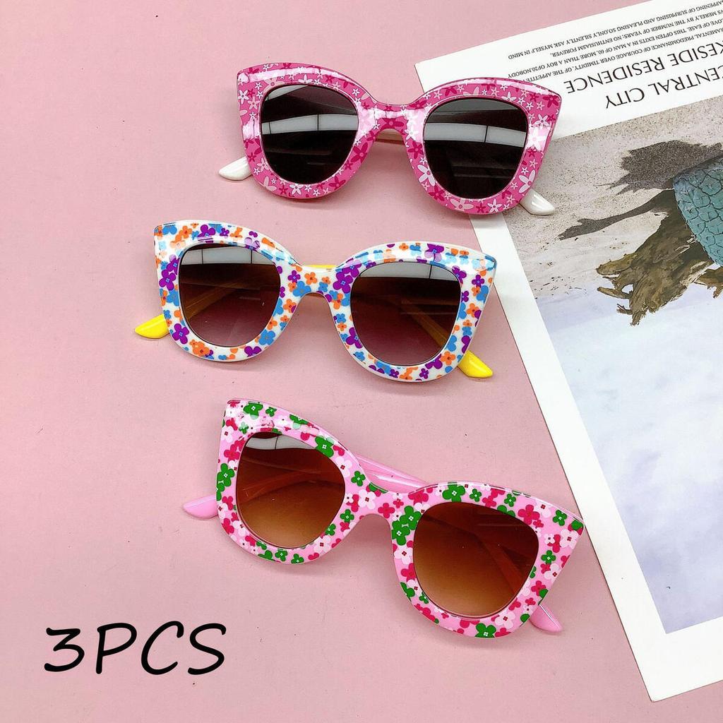 2025 Flower Children's Sunglasses Cross border UV400 Protection Baby Boys and Girls Eye Protection Glasses