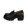 British style small leather shoes women's 2025 spring new retro versatile patent leather loafers heightened platform black single shoes