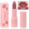 DUNUF 1 Pcs Matte Powder lipstick, Lasting 24 Hours Non-fading Waterproof Non-stick Easy to Color Lip Gloss Makeup Gift