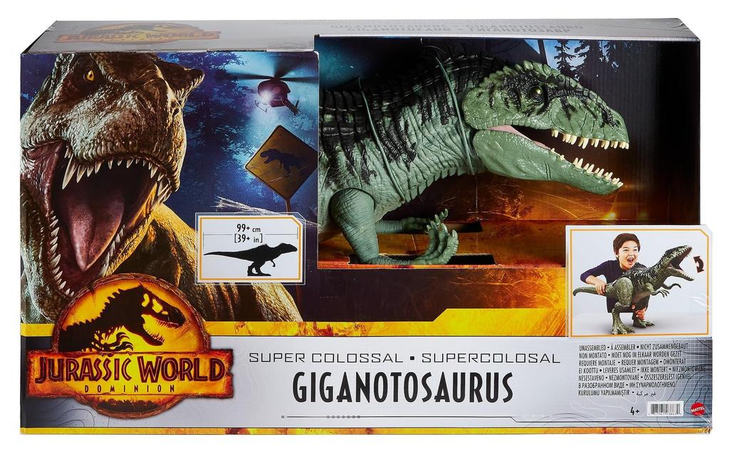 Mattel Jurassic World New Ruler Super Big Giganotosaurus [Total Length: Approx. 99cm] [Ages 4 and Up] GWD68