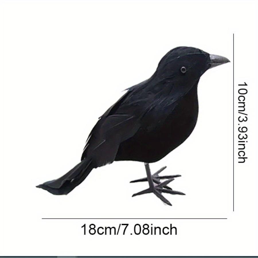 Realistic Artificial Crows Party Ornament Halloween Decorations 2023 Halloween Party Props Horror Crow Decoration