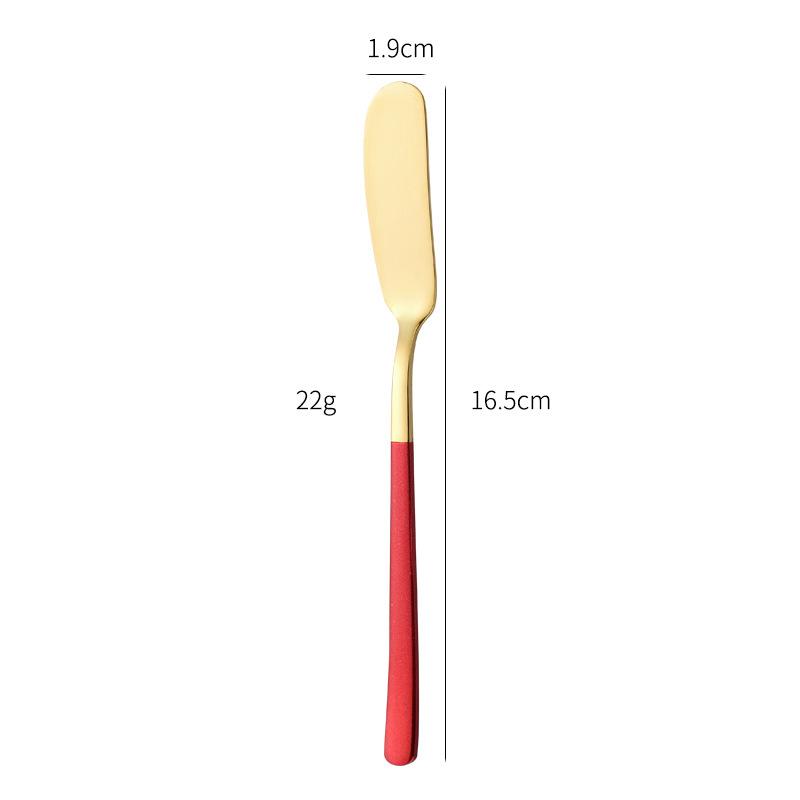 Butter knife 304 stainless steel butter knife cheese jam spreading knife peanut butter bread spreading scraper