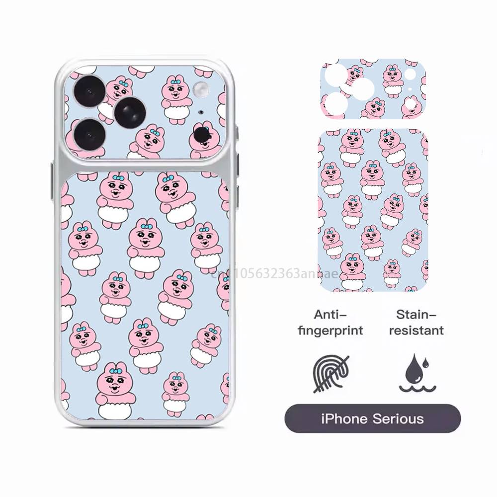 

Kawaii O-OpanchuS UsagiS Protective Sticker for iPhone 17 Pro 17 ProMax Full Body Back Cover Decal Skin iPhone17pro