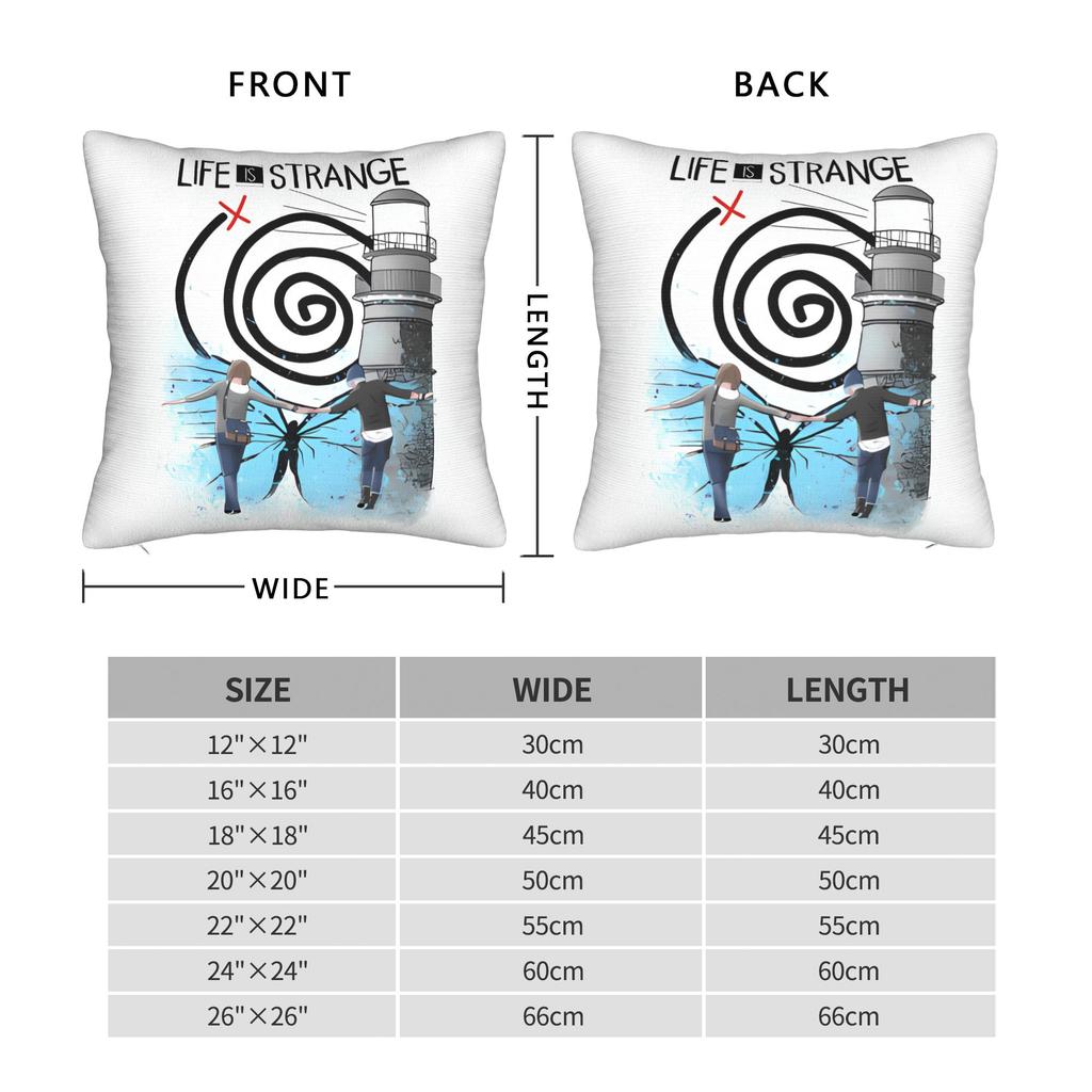 Life Is Strange Partner In Time Pillow Case Comfy Pillow Cover For Living Room Sofa Funny Pillowcases