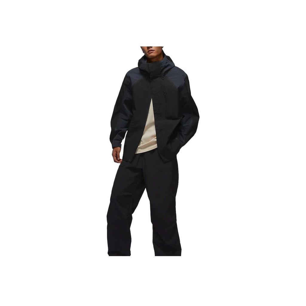 Jordan Air GORE-TEX Comfortable Waterproof Soft Skin-Friendly Zip-Up Long Sleeve Jacket Men Jackets Gray Black FV7216-045