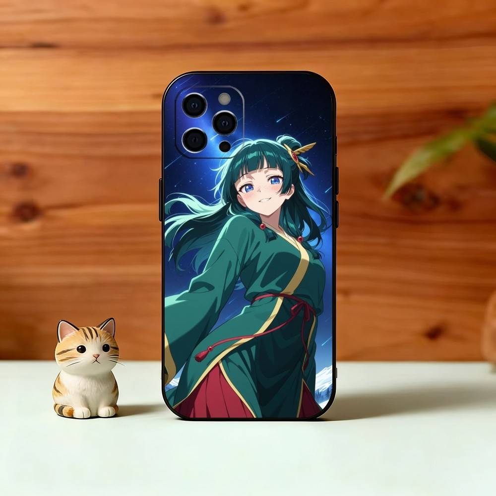 Apothecary Diaries-Mao Mao Phone Case Silicone Soft For IPhone 17 16 15 14 13 12 11 X XR Plus Pro Max Plus