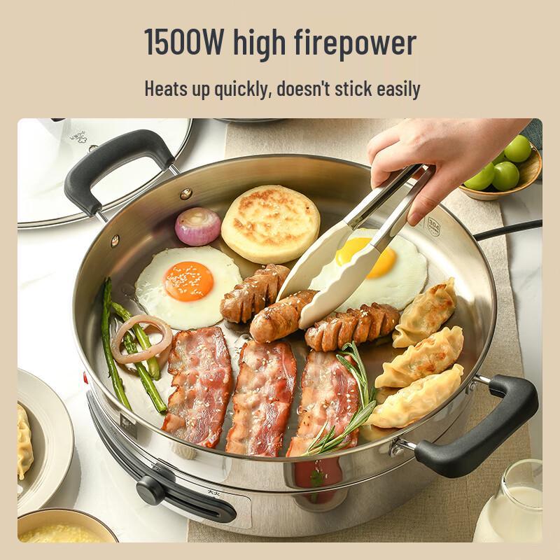 Liven 304 Stainless Steel Electric Griddle & Pancake Maker CN Plug (adapter Included)