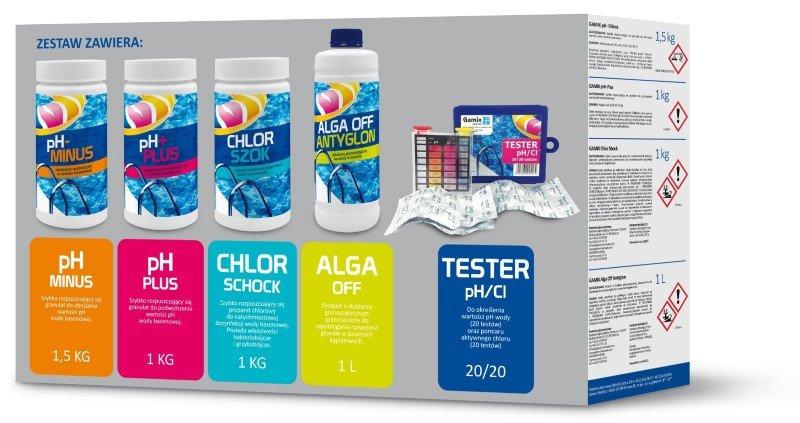 5-In-1 Pool Chemistry Starter Kit - Gamix