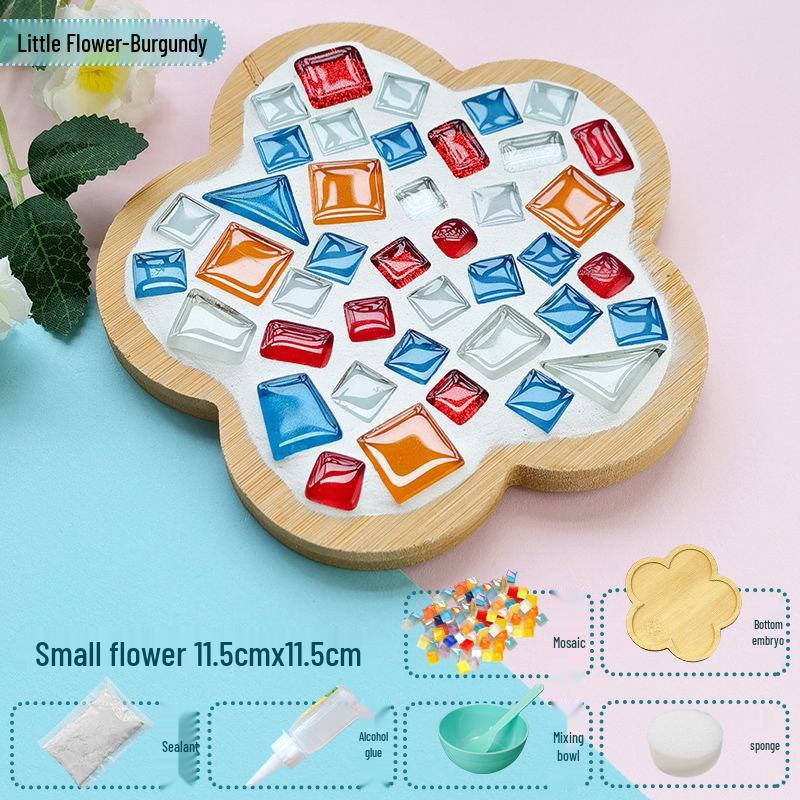 Handmade Mosaic Coaster DIY Kit for Students – Perfect for Mother's Day & Kindergarten Activities