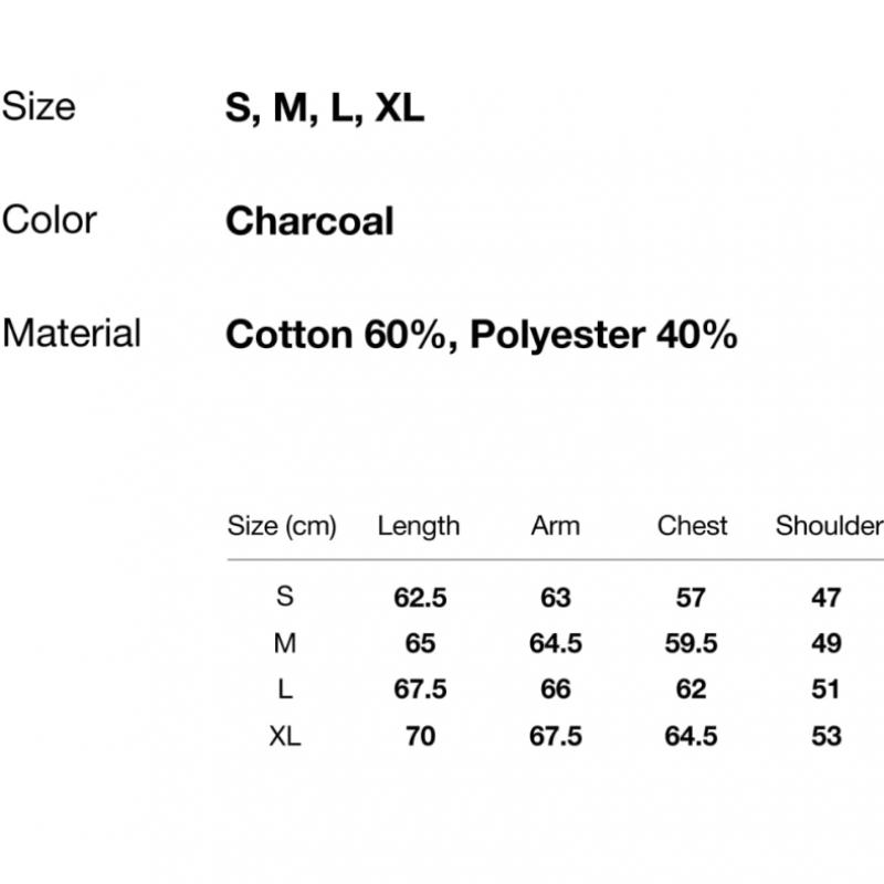 Thisisneverthat Arch Logo Crewneck Charcoal