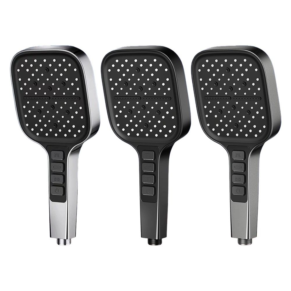 Handheld Shower Head 7 Modes Adjustable Shower Sprayer Universal Rainfall Shower