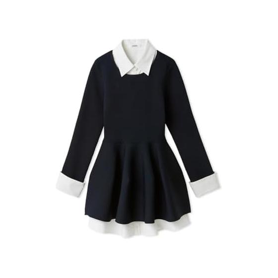 [Sneider] Shirt Layered Knit Tunic SWNT261186 Women s