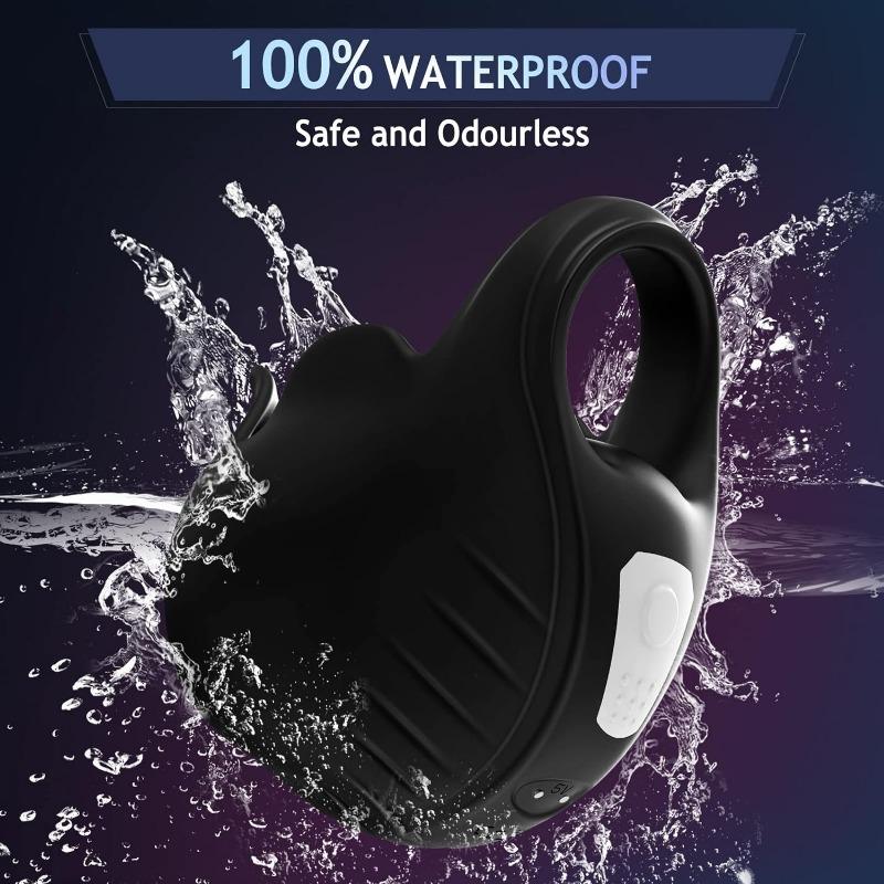 Cock Ring for Male Sex Toy Vibrator, Adult Male Couples Sex Toys for Men Silicone Penis Rings Pleasure with 9 Modes Vibrations