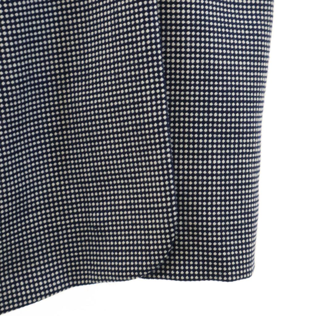 FOXEY Made In Japan Wool 7 Minutes Sleeve Knee-length Dress 40 Black Women Used