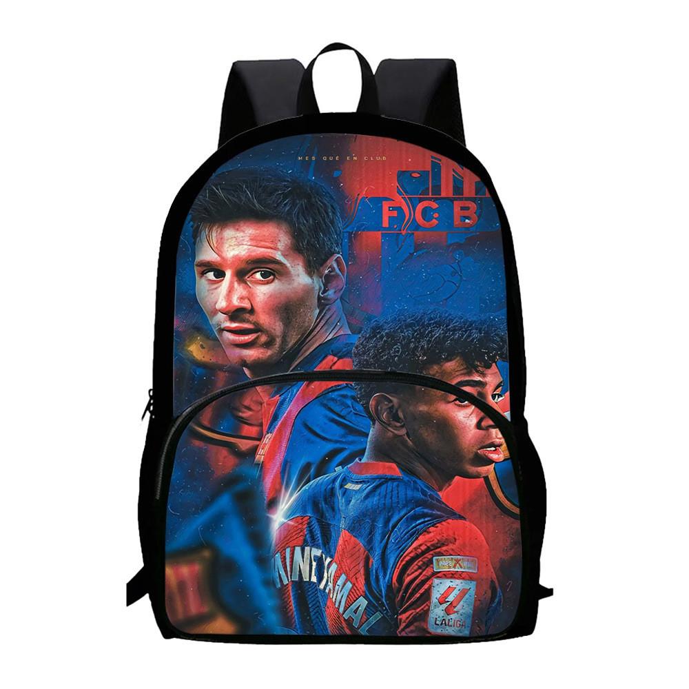 Backpack Trendy Yamal Oxford Material Double Shoulder Design Daily Use School