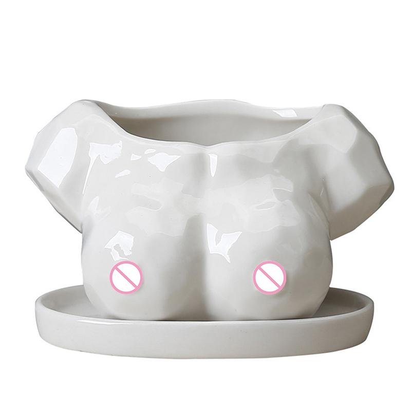 Vaso Modelo de Corpo de Mulher Cerâmica Moderno Vaso Arte Corporal Decoração de Casa Vaso Criativo Vaso Decoração Sala de Estar Presente