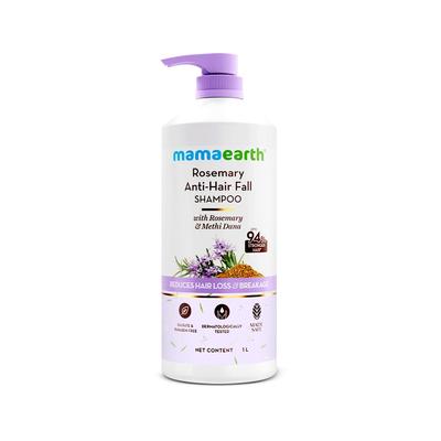 Shampoo Rosmarino Anti Caduta Capelli 1 Litro Per Capelli Più Forti Riduce la Rottura Senza Solfati Per Uomini Donne