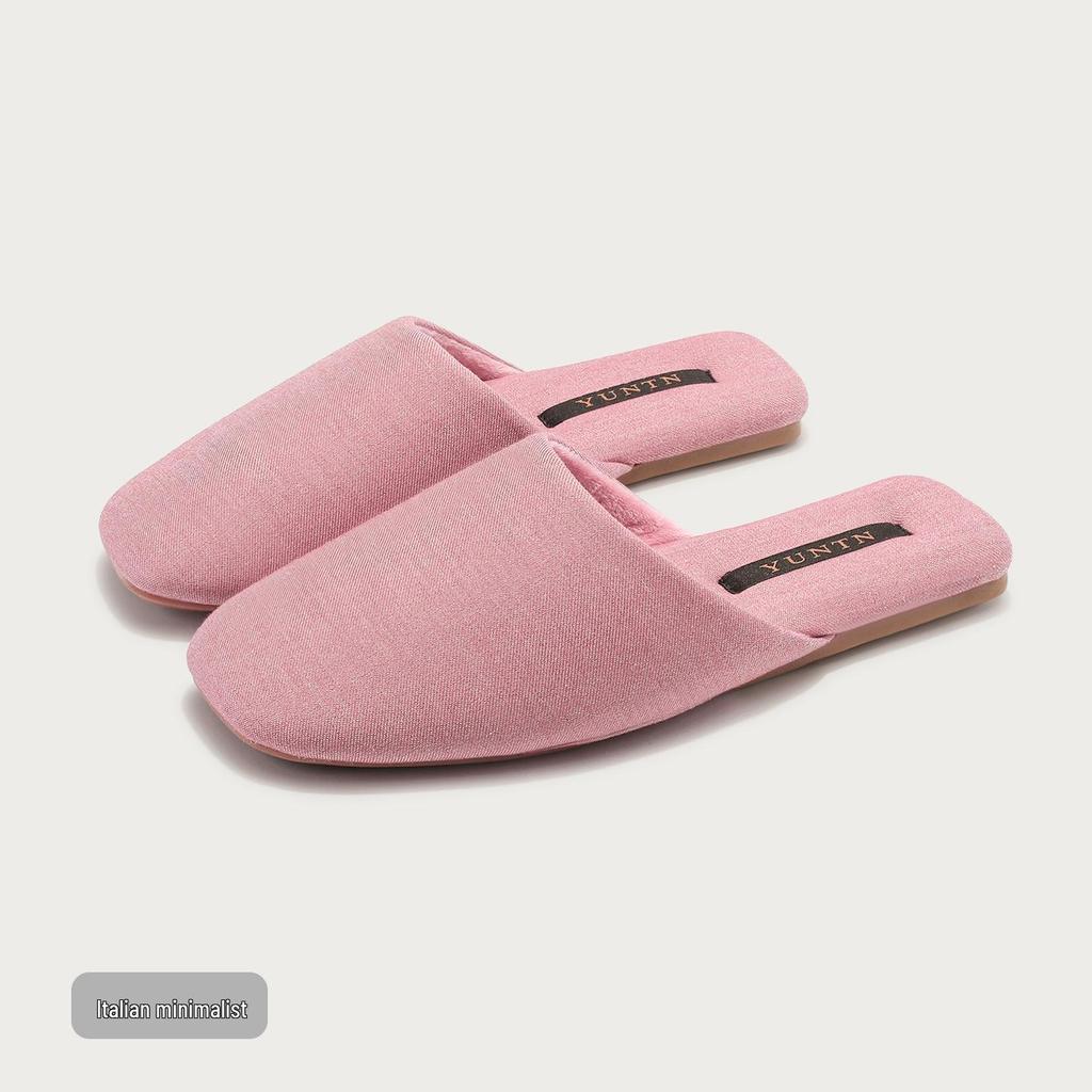 Cloud Group Minimalistische Baotou Baumwollpantoffeln mit Fleecefutter - Rutschfeste, leichte Hausschuhe für Damen & Herren, Herbst/Winter-Kollektion