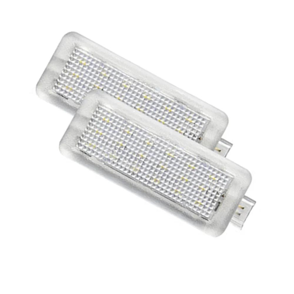 

Светодиодные дверные лампы для Mercedes Benz CLA-Class 2013-UP CLS-Class W218 X218 2010~UP E-Class 2010 2011 2 шт. белые плафоны освещения