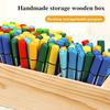 Paint Brush Storage Case Smooth Edge Burr Free Large Capacity Multiple Compartments Rectangular