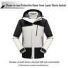 Men's 3-in-1 Detachable Down Liner Storm Jacket for Autumn & Winter - Thick Warm Mountaineering Coat