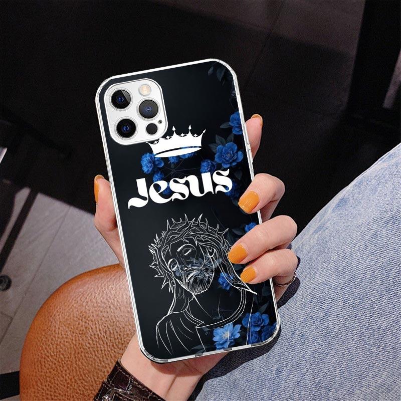 Jesus Bible Phone Case For iPhone 17 Air 16 Pro Max 16E 15 + 14 Plus 11 12 13 Mini 7 8 SE Gift Print Cover Fundas