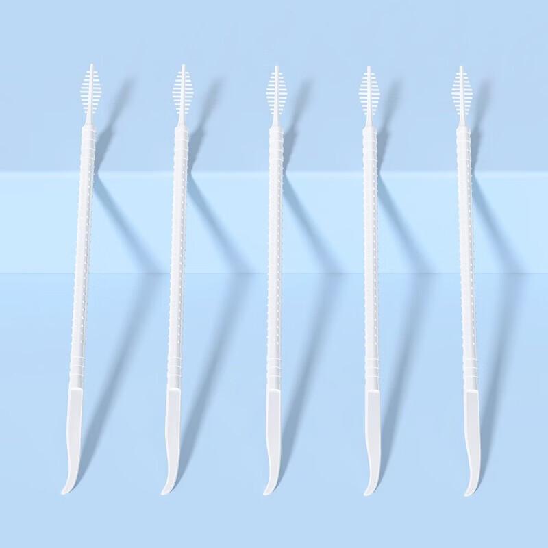 FAWNMUM 2-in-1 Dental Floss Picks & Brushes