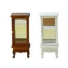 1/12 Dollhouse Simulation Glass Cabinet Cupboard Model Dollhouse Miniature Storage Cabinet Furniture Living Room Decor Toy