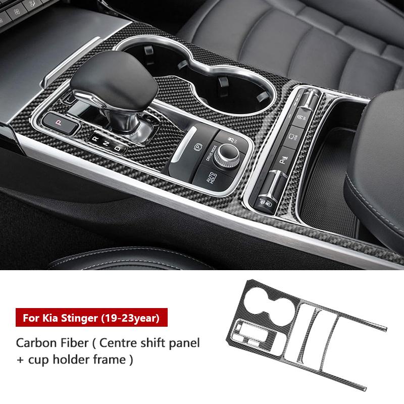 ES Carbon Fiber Other Interior Accessories for KIA Stinger 19-23 Year Full Set of Parts Carbon Fiber Stinger Accessories