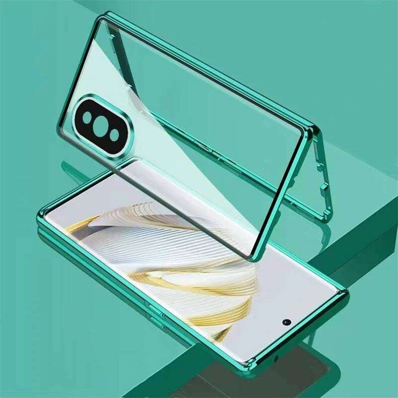 Magnetic Case for Huawei Nova14 Nova13 Nova12 Nova11 Nova10 Nova9 SE Pro with Double Sided Tempered-Glass Lens Protection Cover Phone Bumpers