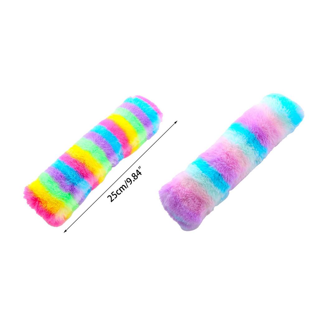 Plush Cat Pillow Toy Filled Catmint Tie Dye Color Cute Playing Toy for Cat Interactive Pillow Cat Indoor Cuddling Toy