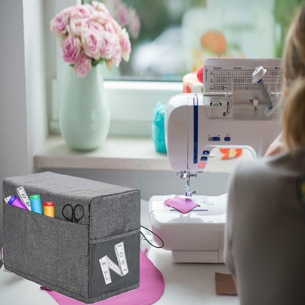 Scratch-proof Sewing Machine Cover With Pockets Machine Pockets For Sewing Machine