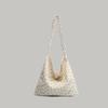 Spring and Summer Korean-style Vintage Floral Shoulder Bag, Versatile Crossbody Bag, Casual Bag, Commuter Canvas Bag, Large-capacity Cloth Bag