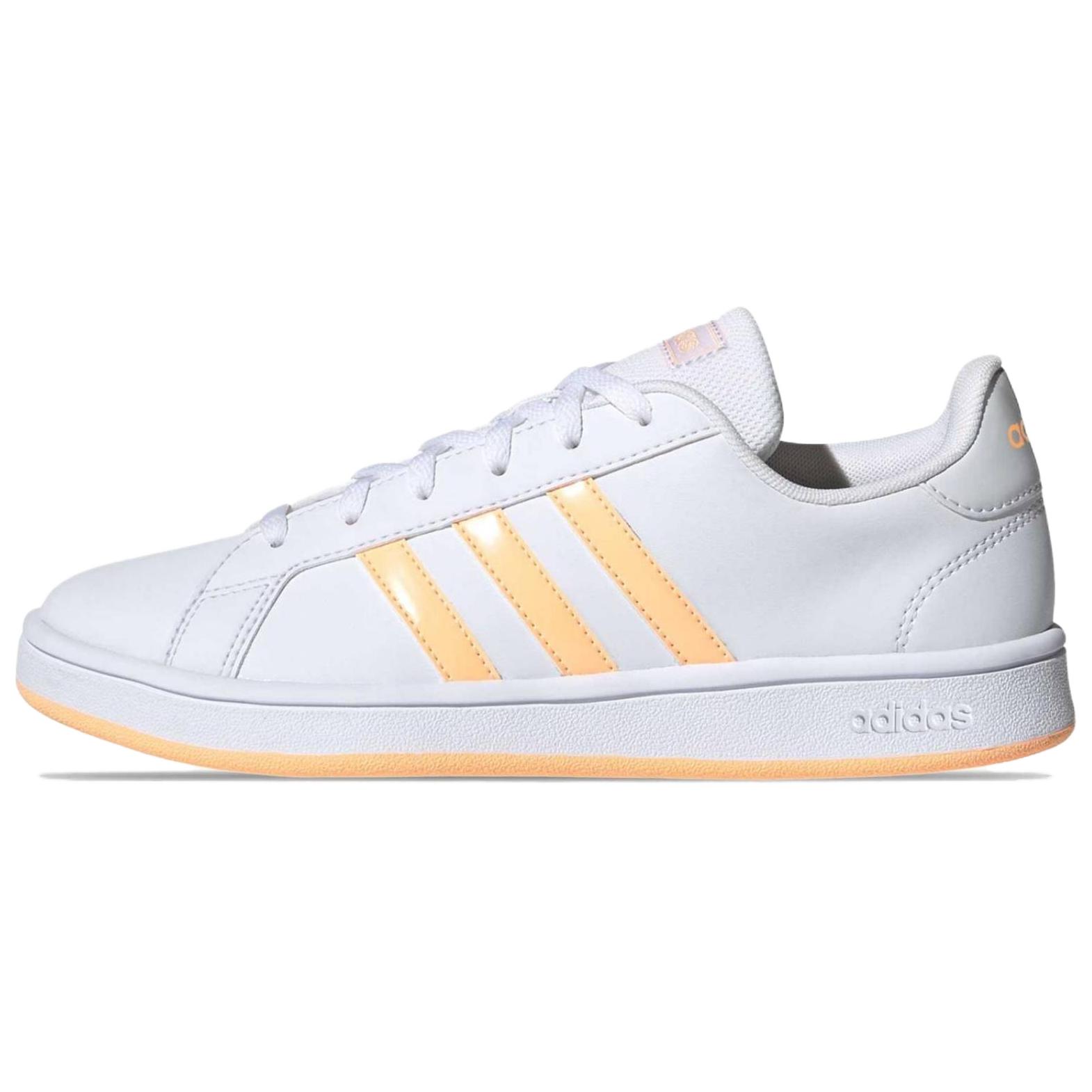 Adidas Neo Grand Court Base White Orange Women s FY8819 36⅔