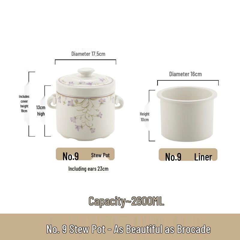 Yoshida Craftsman Ceramic Double Boiler Stew Pot