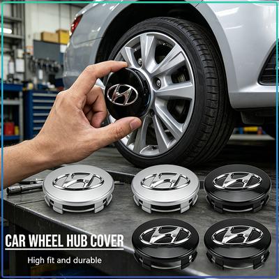 4Pcs 60MM Car Wheel Center Hub Cap Rim Cover Waterproof Car Accessories For Genesis I10 I20 I30 I40 IX20 IX35 IX25 Accent Azera Elantra
