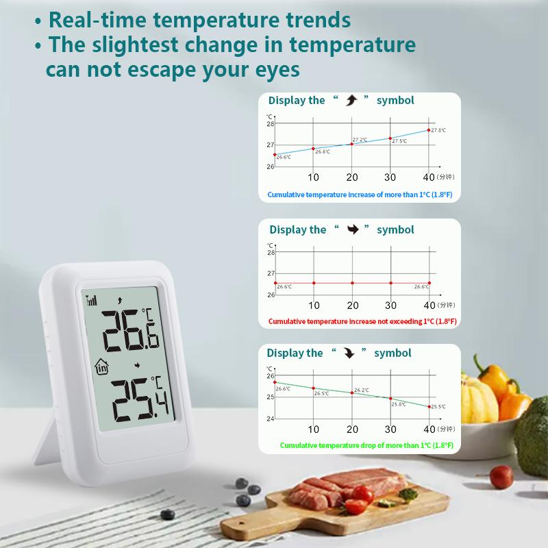 TS-FT0401 2.56 Inch Screen High Precision Digital Temperature Monitor Indoor Outdoor Wireless Thermometer