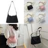 Fashionable And Stylish Autumn Season Single Shoulder Tote Bag For Women In Black Pink Blue Or White