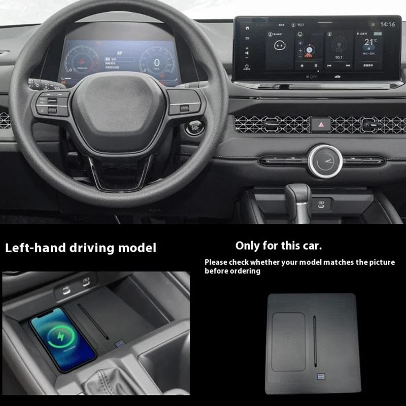 

2 DIN The Latest For Honda Accord 11 2022 2023 2024 2025 Car center console phone fast wireless charger plate charging holder For android