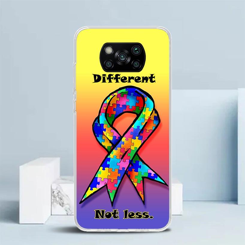 

Autism Support Puzzle Phone Case For Xiaomi Poco F7 Ultra X5 X6 X7 Pro M7 Redmi 15C 15 13C 13 12C 12 10C 10 10A 9 9C 9A 9T Cover Xiaomi Poco F7 Pro