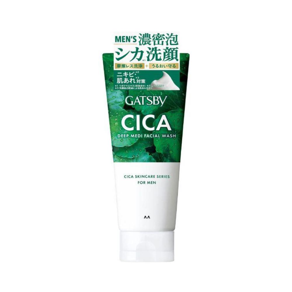 Mandom GATSBY CICA Facial Cleanser Deep Medi Facial Wash CICA 130g