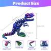 3D Printed Dragon Dinosaur Model Joints Can Move Freely Desktop Craft Ornament Gifts for Kids For Landscaping Decoration
