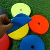 10pcs Soccer Flat Cones Marker Disc Basketball Sports Speed Agility Training Markers Portable Training Equipment Indeformable