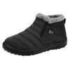 Winter Cotton Shoes for Men and Women with Fleece, Warm and Casual Cotton Shoes, Large-sized Casual Snow Boots for the Elderly