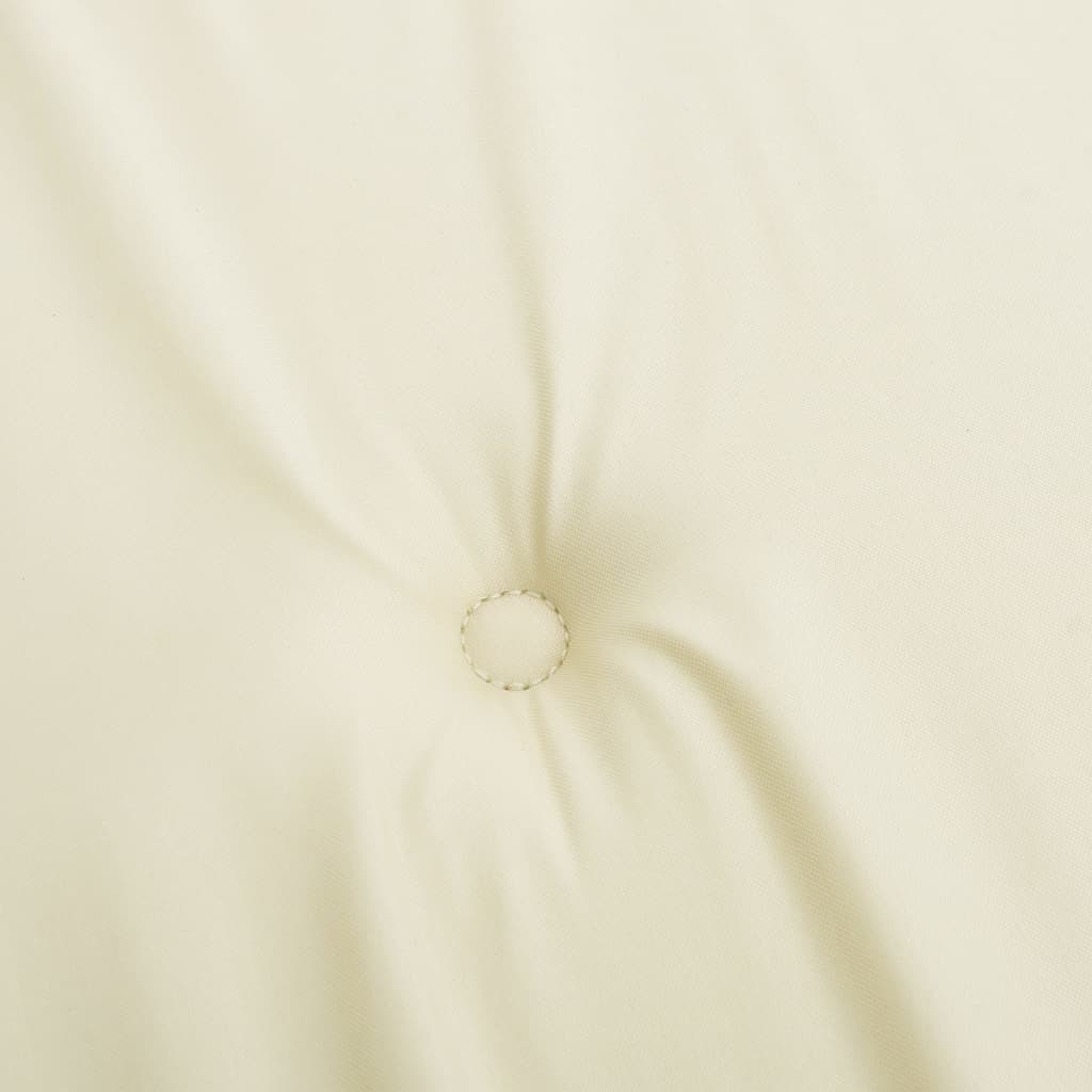 Lounge Chair Cushions 2 Pcs Cream Oxford Fabric