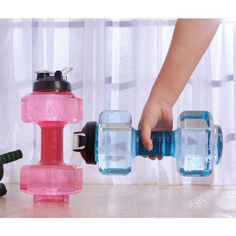 2.6L Water Bottle Sports Dumbbell Dumbell Shaped Gym Jug Workout Fitness Protein 2.6L Water Bottle Sports Dumbbell Dumbell Shaped Gym Jug Workout Fitness Protein